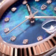 Pagani Design PD-1794L Silver-Rose Gold-Blue