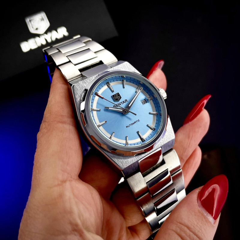 Benyar BY-5203 Silver-Ligh Blue
