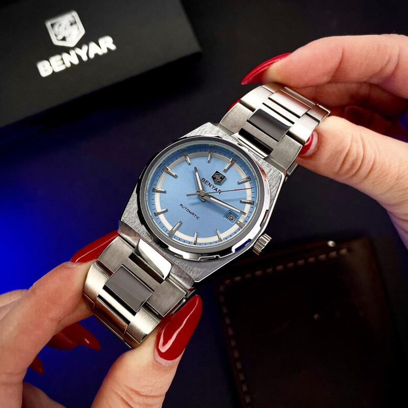 Benyar BY-5203 Silver-Ligh Blue