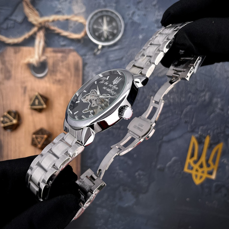 Awarder 022 Silver-Black Mechanic Metall Не Забуду Дім