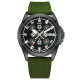 Awarder Embroidery Black-Army Green Green  Automatic 10ATM
