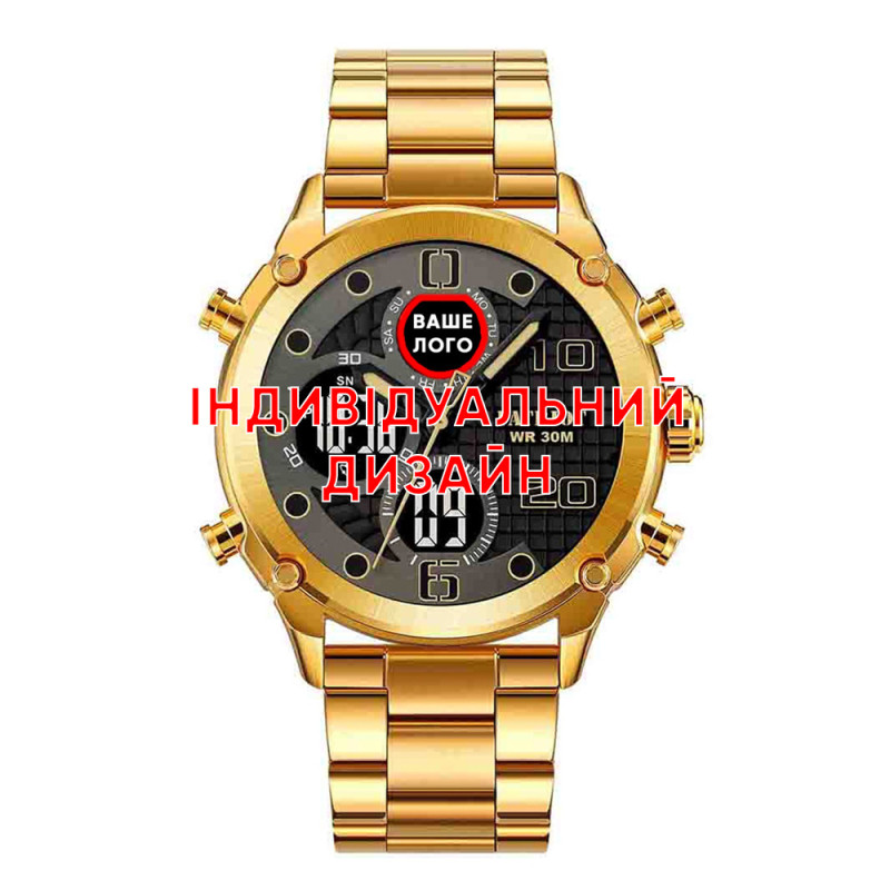 Awarder 017 Gold-Black Steel Індивідуальний дизайн