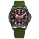 Awarder Embroidery Black-Red Green  Battery 10ATM