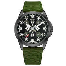 Awarder Embroidery Black-Army Green Green  Battery 10ATM