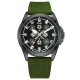 Awarder Embroidery Black-Army Green Green  Battery 10ATM