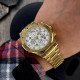 Forsining 6914 Gold-White Steel
