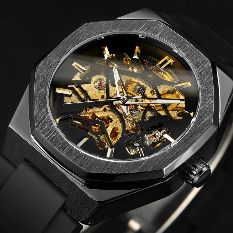 Forsining 8289 Black-Gold-Gold