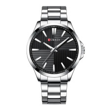 Curren 8407 Silver-Black