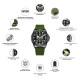 Awarder Embroidery Black-Army Green Khaki Battery 10ATM