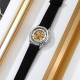 Skmei M035LSIBK Silver-Black Leather
