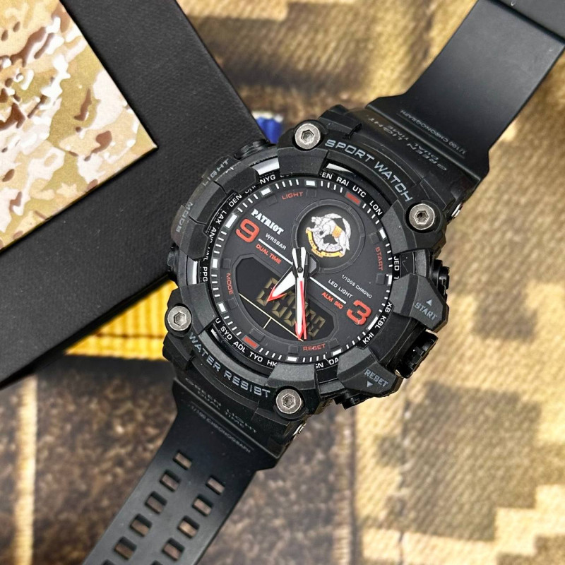 Patriot 001RDSSO ССО Чорні з червоним + Коробка