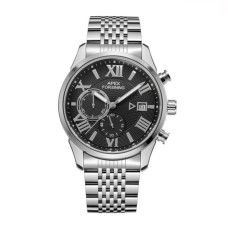 Forsining 8304 Silver-Black Steel