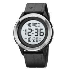 Skmei 2047BKWT Black-Silver