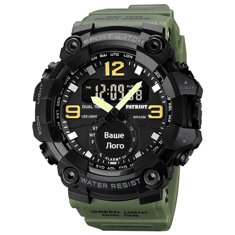 Patriot 003AG Ваше лого Зелені + Коробка