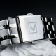 Curren 8422 Silver-Black