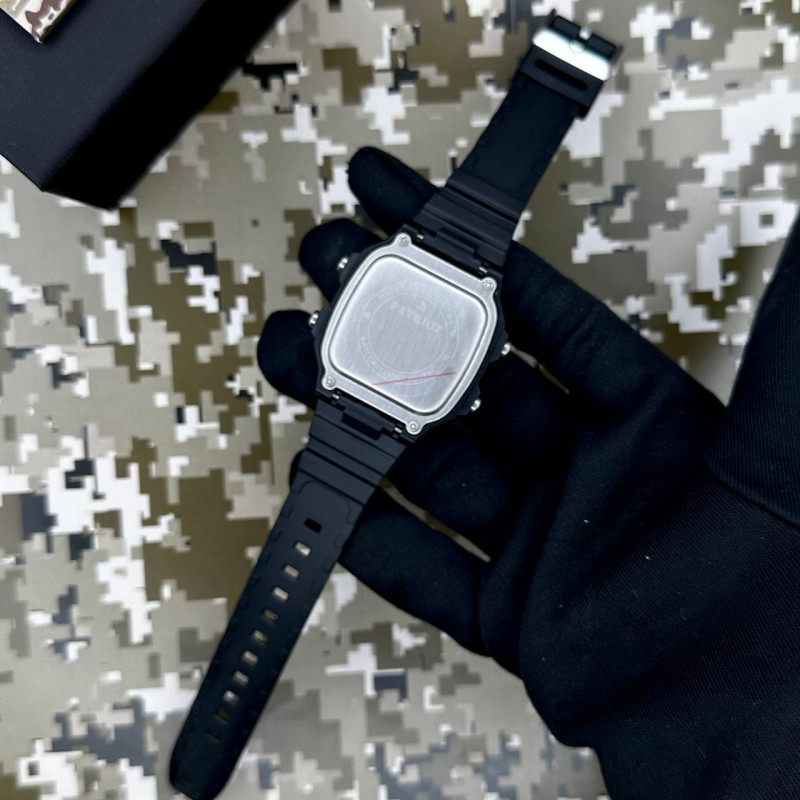 Patriot 010BKUASI Тризуб срібло Чорні + Коробка.