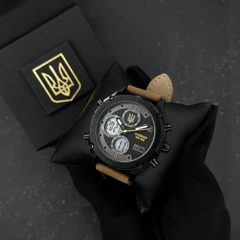 Patriot 017BKBR Тризуб золото Black-Brown