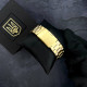 Patriot 017 Тризуб Золото Gold-Black-White Steel