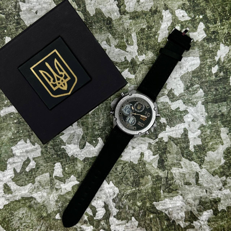 Patriot 017BKWT Тризуб золото Silver-White