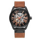 Curren 8299 Black-Gold-Brown