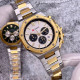 Curren 8440 Silver-Gold-Green